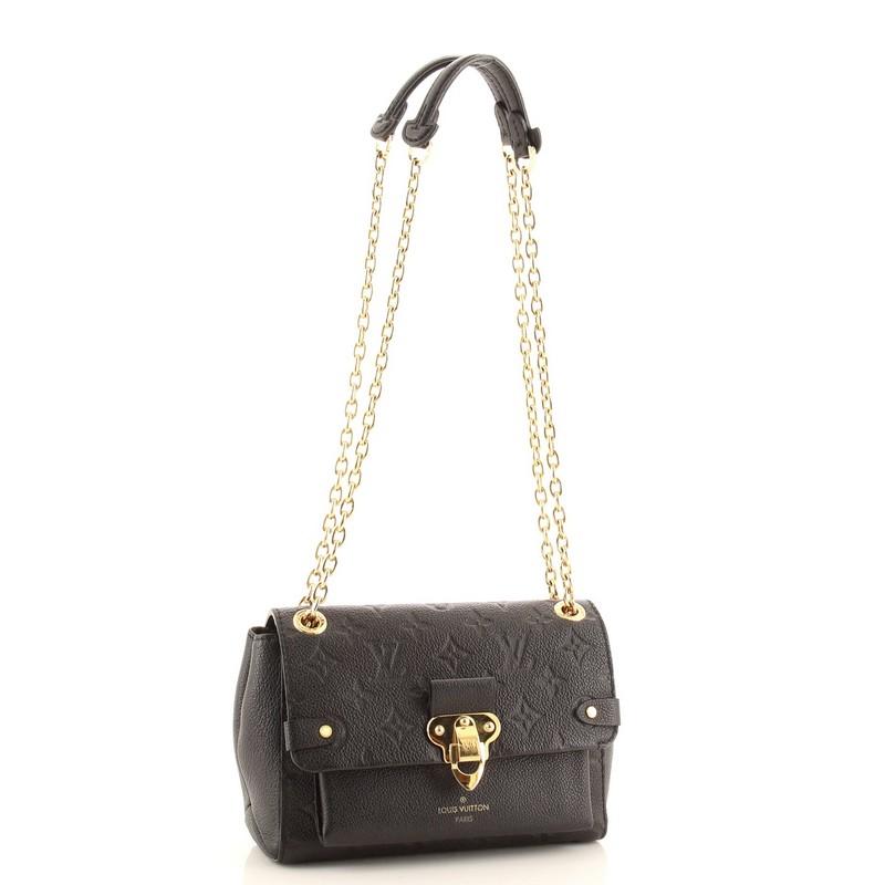 Black Louis Vuitton Vavin Handbag Monogram Empreinte Leather BB