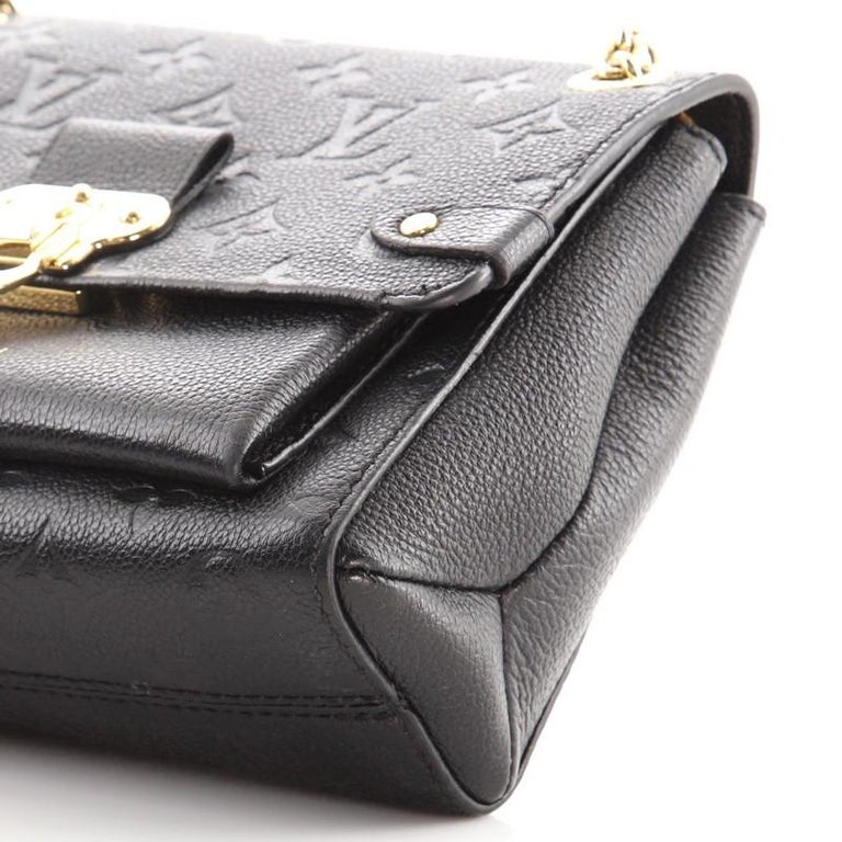 Louis Vuitton Black Monogram Empreinte Leather Vavin BB Bag