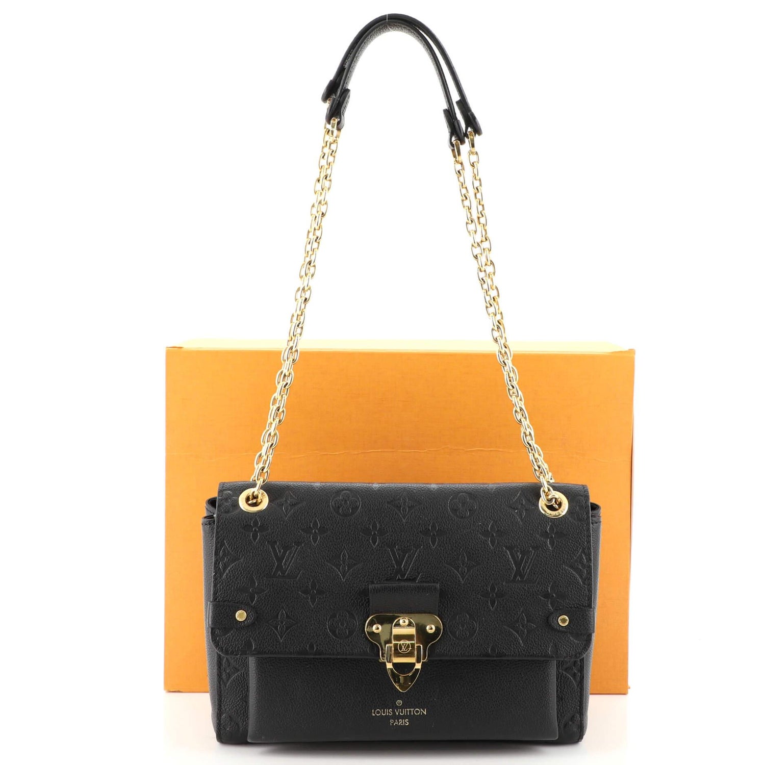 Louis Vuitton Vavin Handbag Monogram Empreinte Leather MM For Sale at  1stDibs