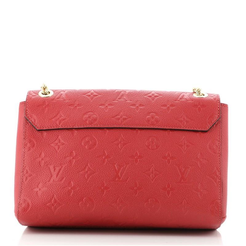 Louis Vuitton Vavin Handbag Monogram Empreinte Leather PM In Good Condition In NY, NY