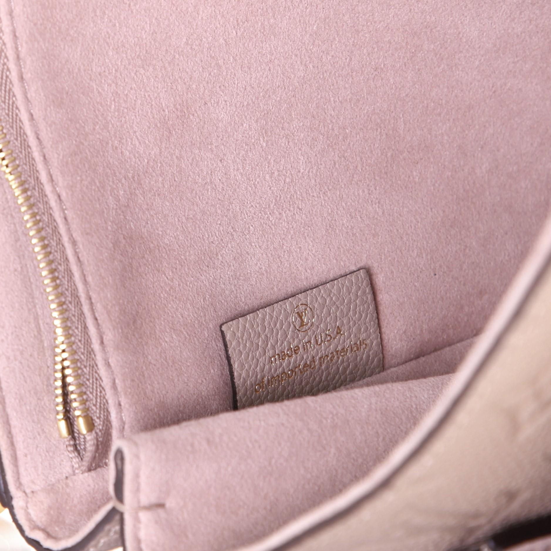 Louis Vuitton Vavin Handbag Monogram Empreinte Leather PM In Good Condition In NY, NY