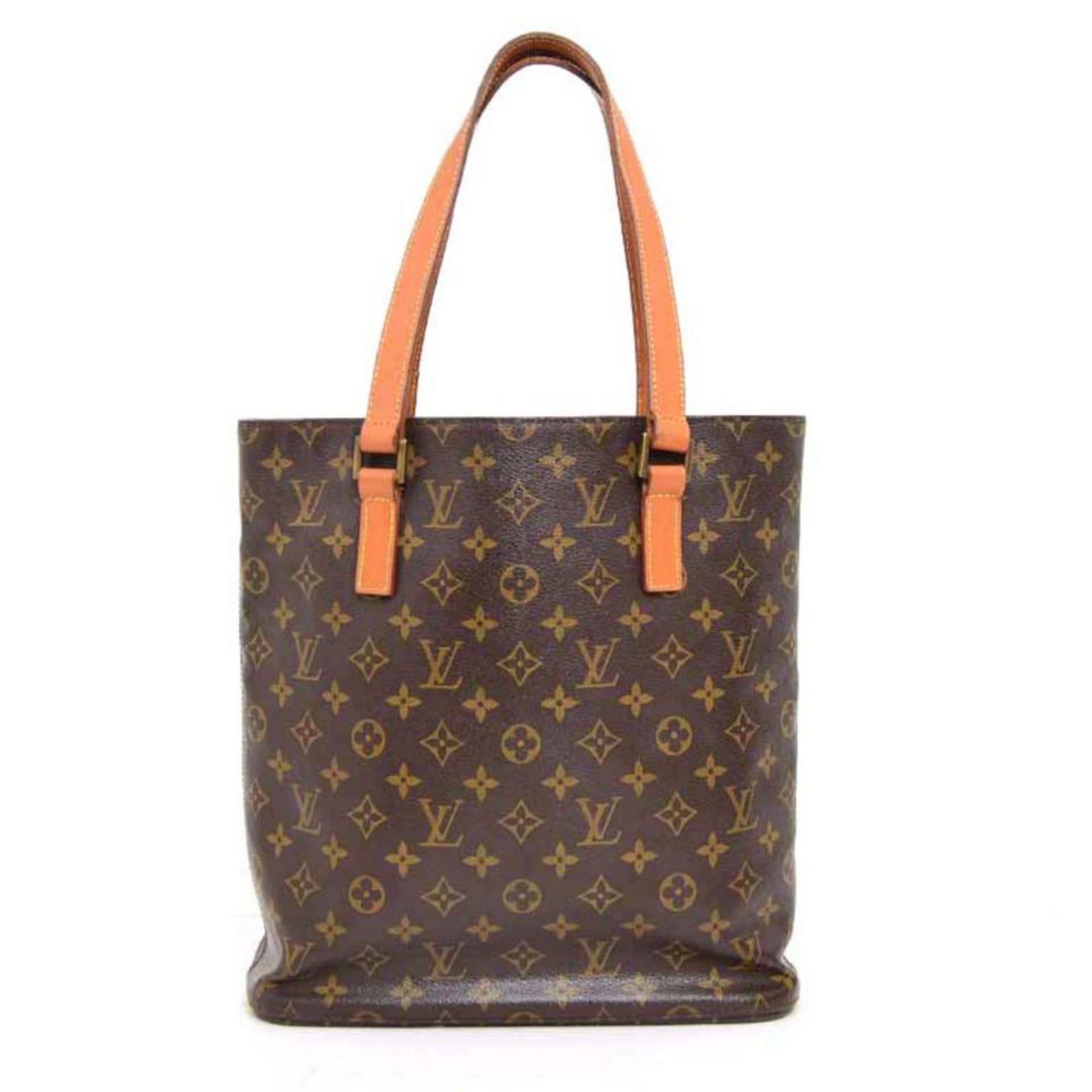 Louis Vuitton Vavin Monogram Gm 226719 Brown Coated Canvas Tote For Sale 6