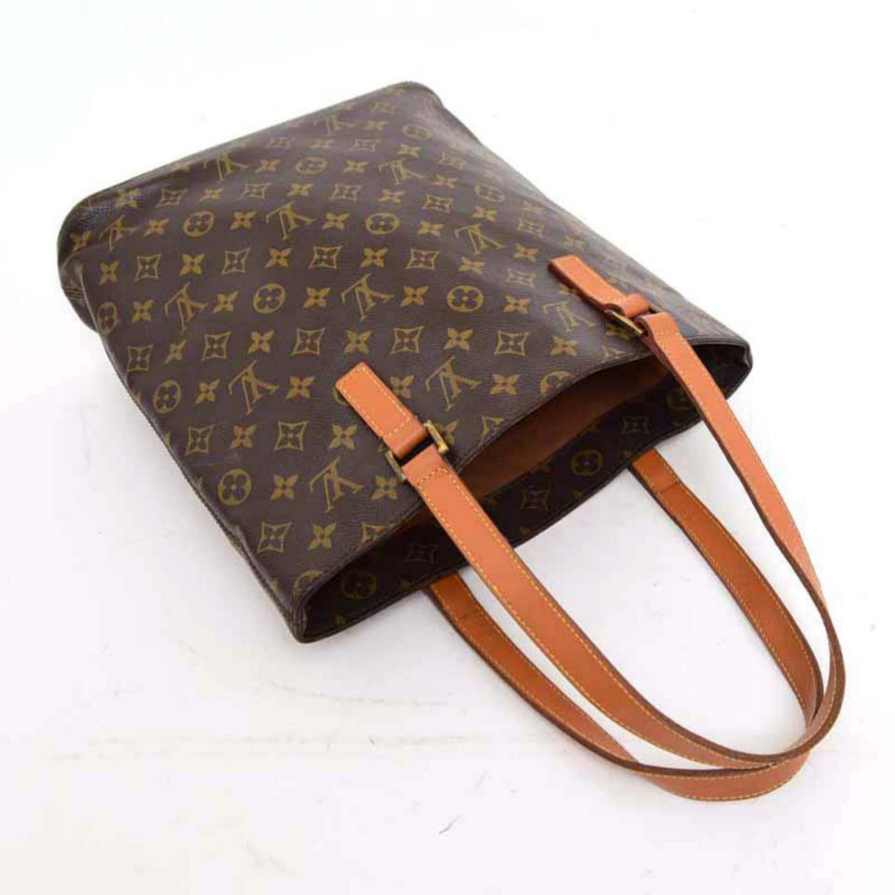 Louis Vuitton Vavin Monogram Gm 226719 Brown Coated Canvas Tote For Sale 1