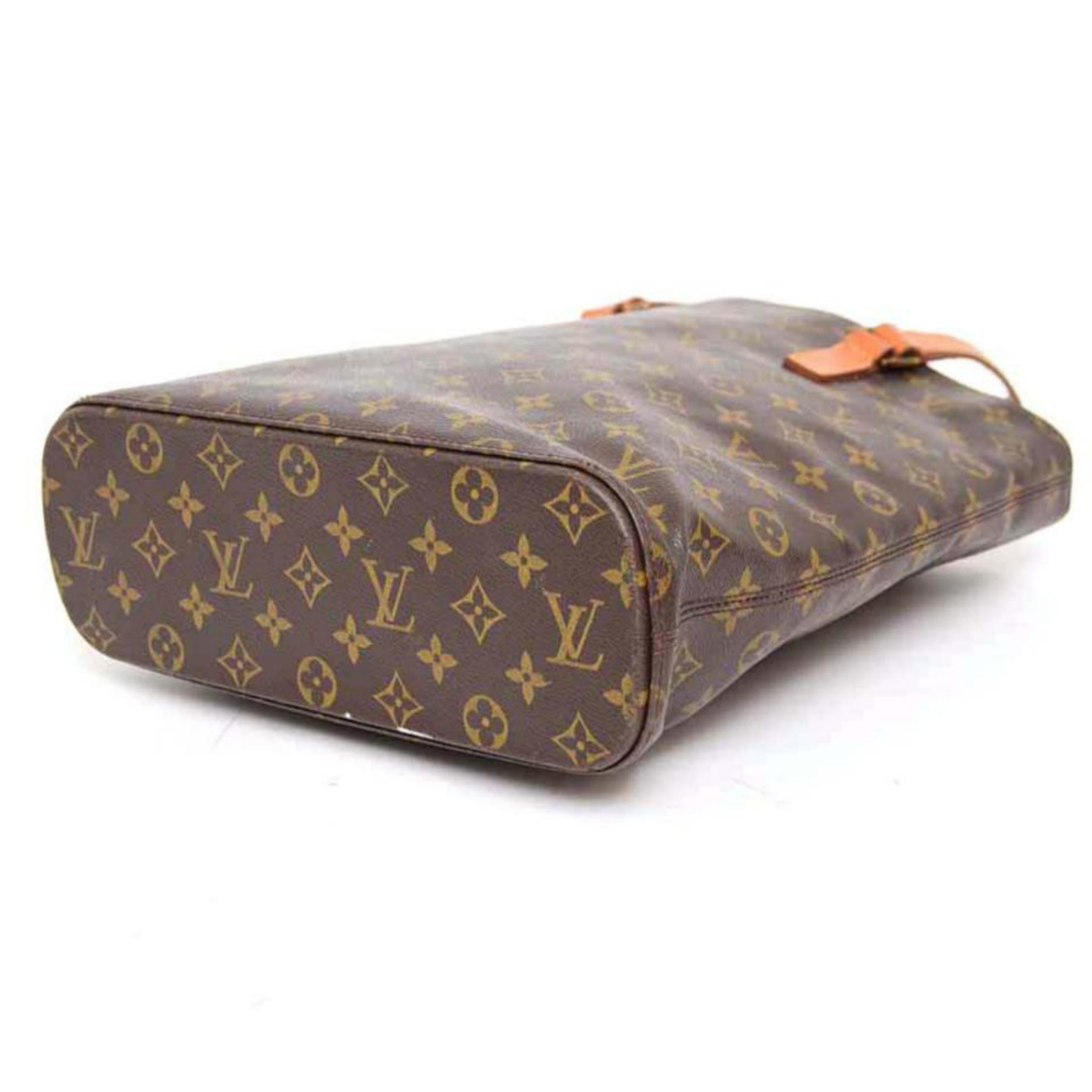 Louis Vuitton Vavin Monogram Gm 226719 Brown Coated Canvas Tote For Sale 4