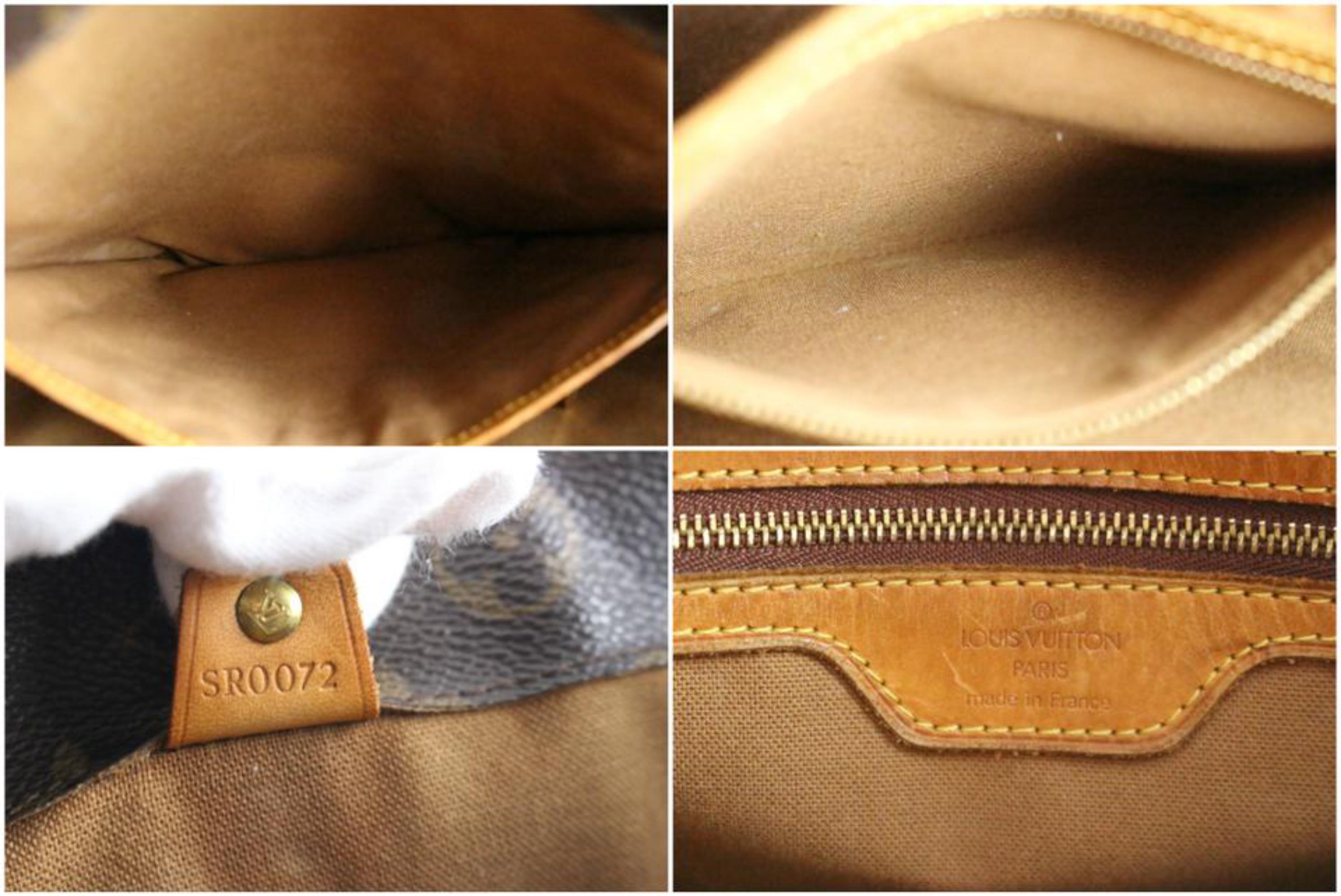 Gray Louis Vuitton Vavin Monogram Gm 865913 Brown Coated Canvas Shoulder Bag For Sale