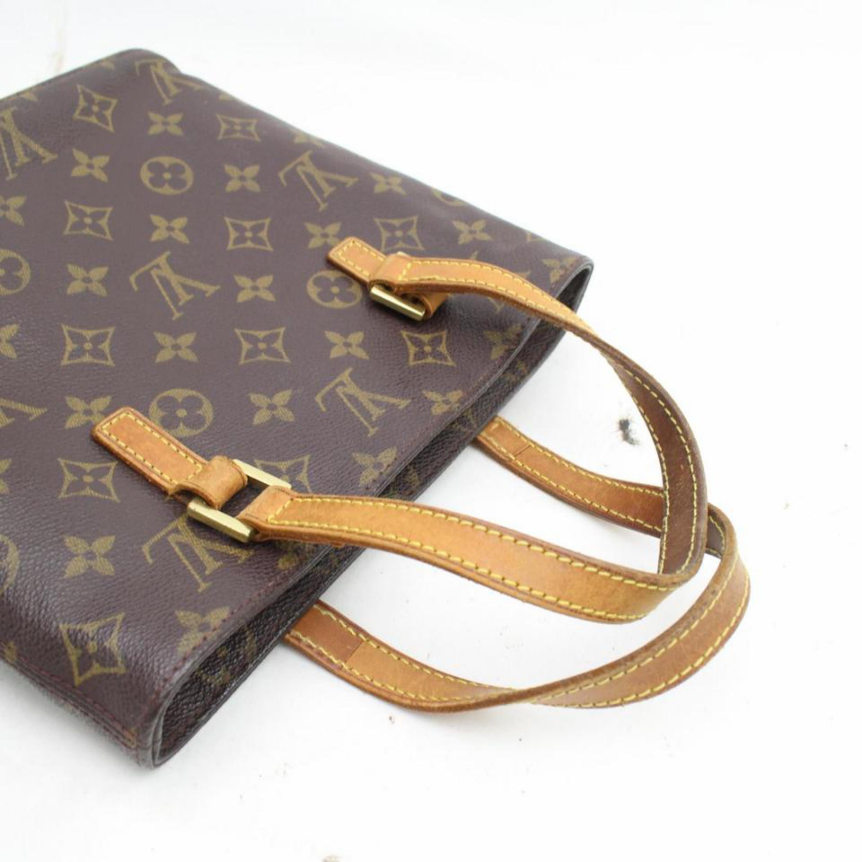 Louis Vuitton Vavin Monogram Pm 868135 Brown Coated Canvas Tote For Sale 8