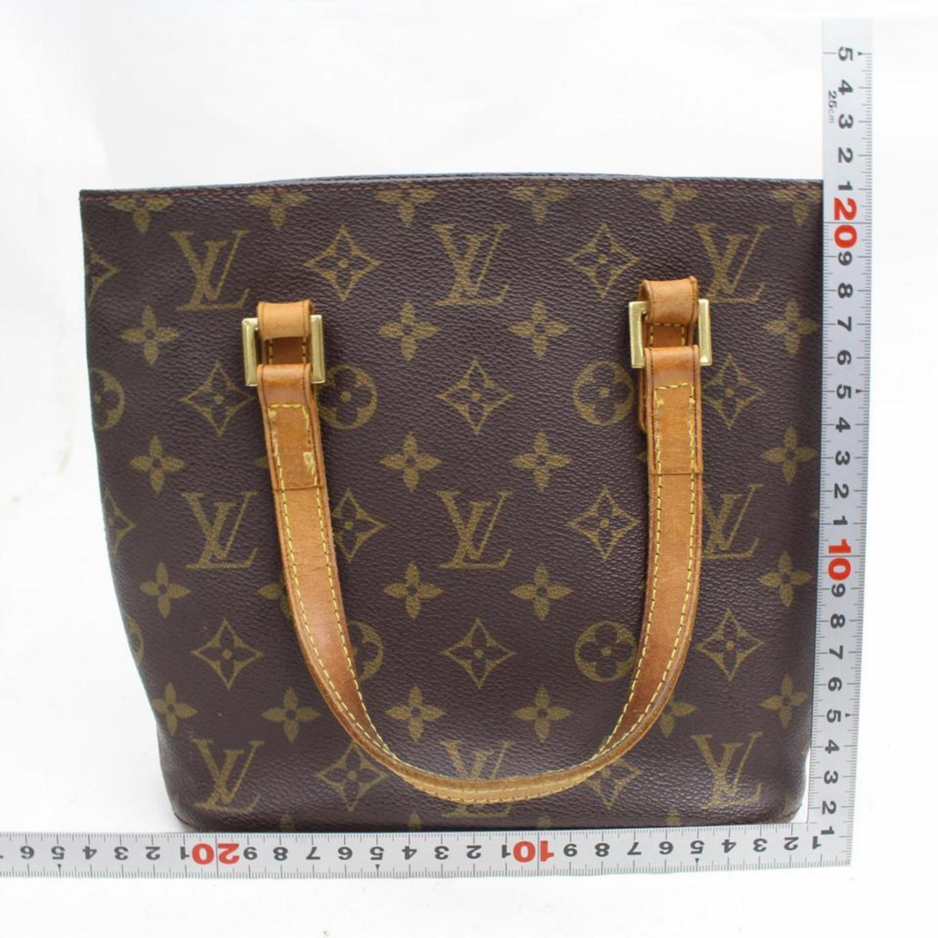 Louis Vuitton Vavin Monogram Pm 868135 Brown Coated Canvas Tote For Sale 2