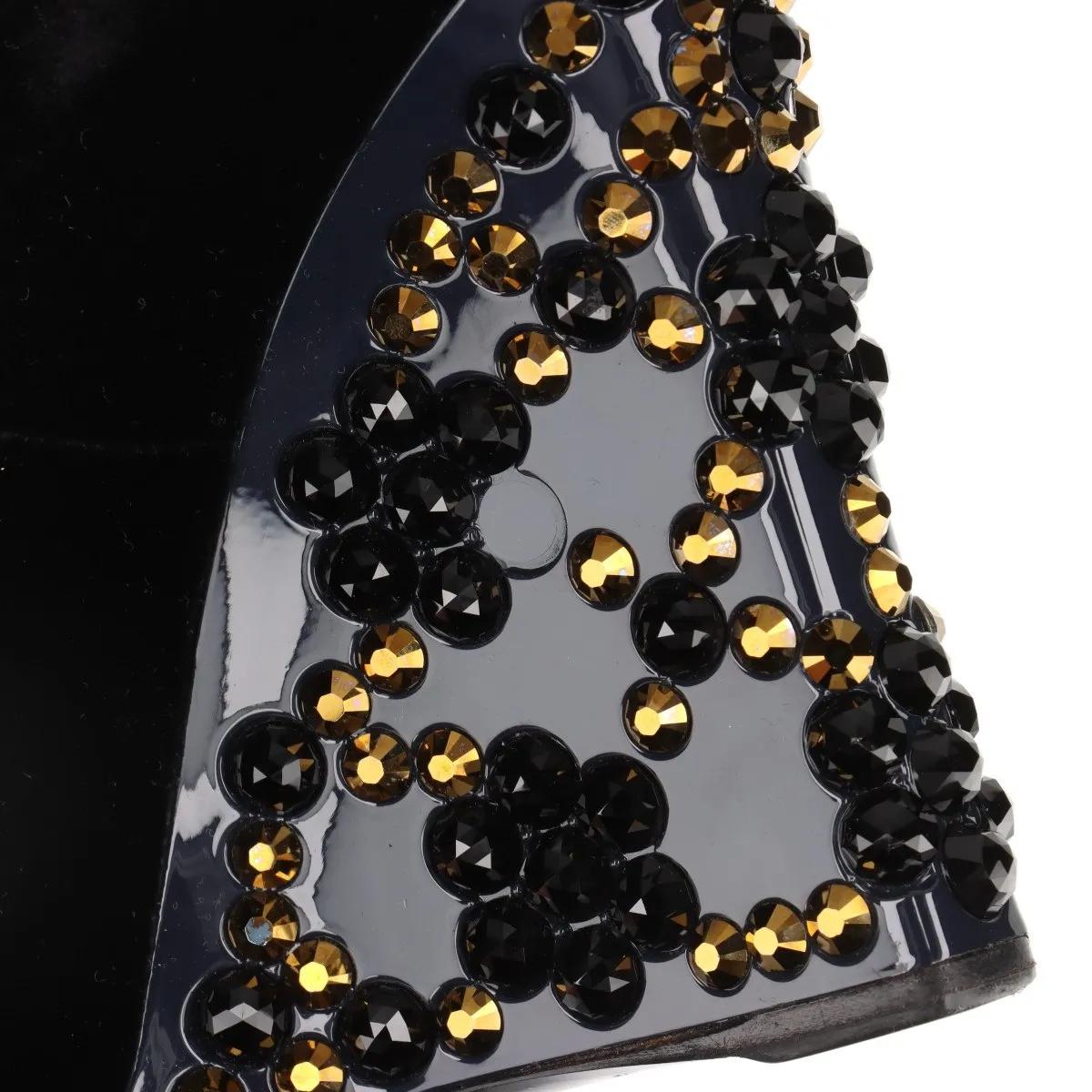 Louis Vuitton Veau Velours - Décolleté con zeppa e borchie Nero in vendita 13