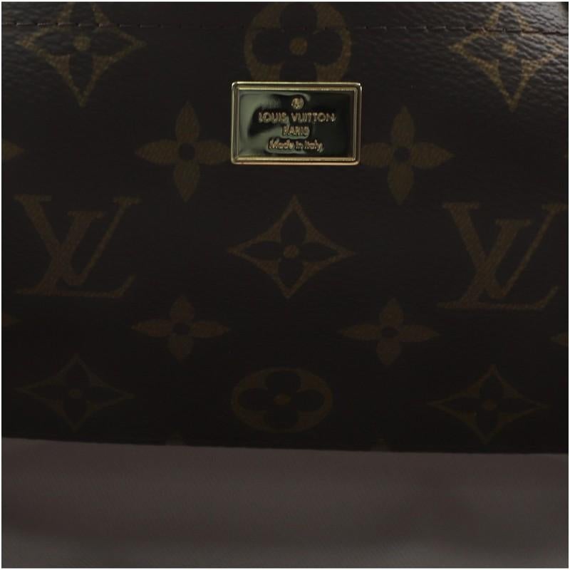 Brown Louis Vuitton Venice Handbag Vernis with Monogram Canvas