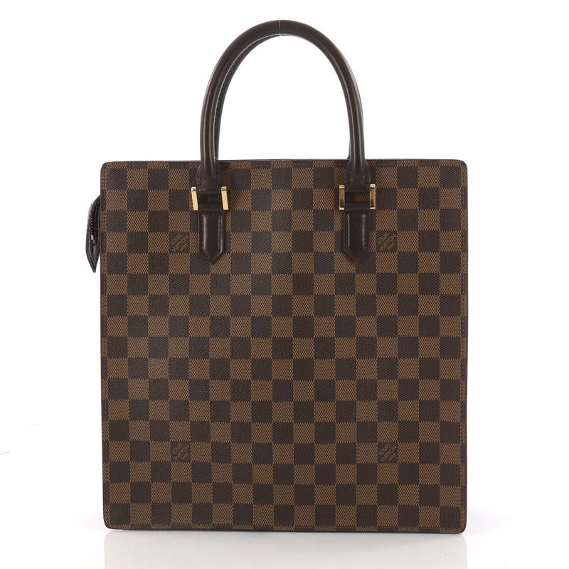Louis Vuitton Venice Sac Plat Handbag Damier PM In Good Condition In NY, NY