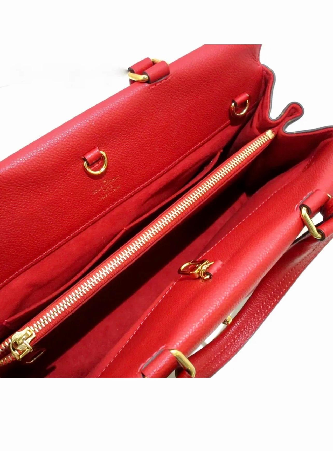 Louis Vuitton Venus Cherry Handbag Monogram Canvas and Leather Satchel Like New 2