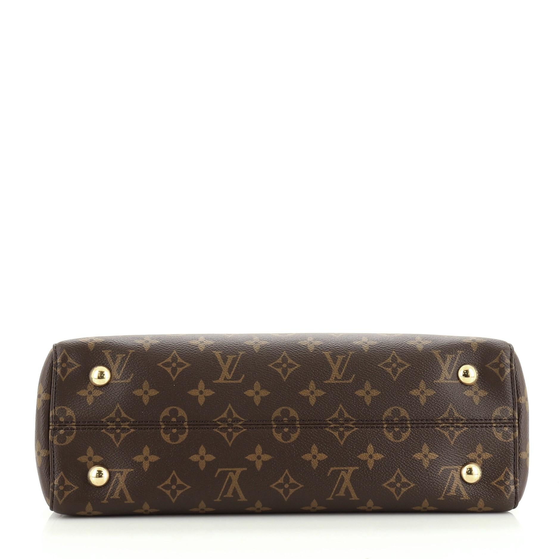 Brown Louis Vuitton Venus Handbag Monogram Canvas And Leather 