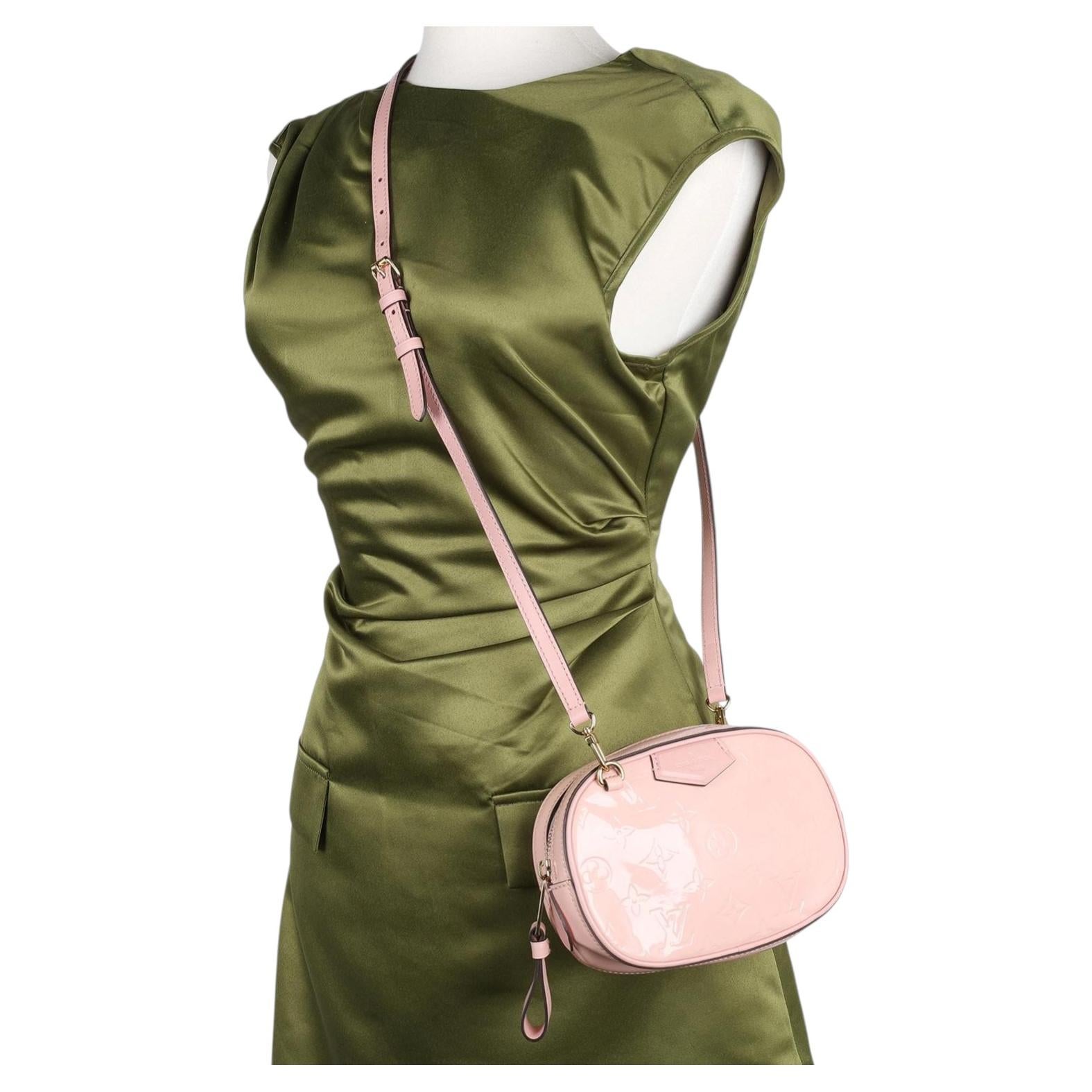 Louis Vuitton Pink Monogram Patent Leather Belt Bag Crossbody Bag
