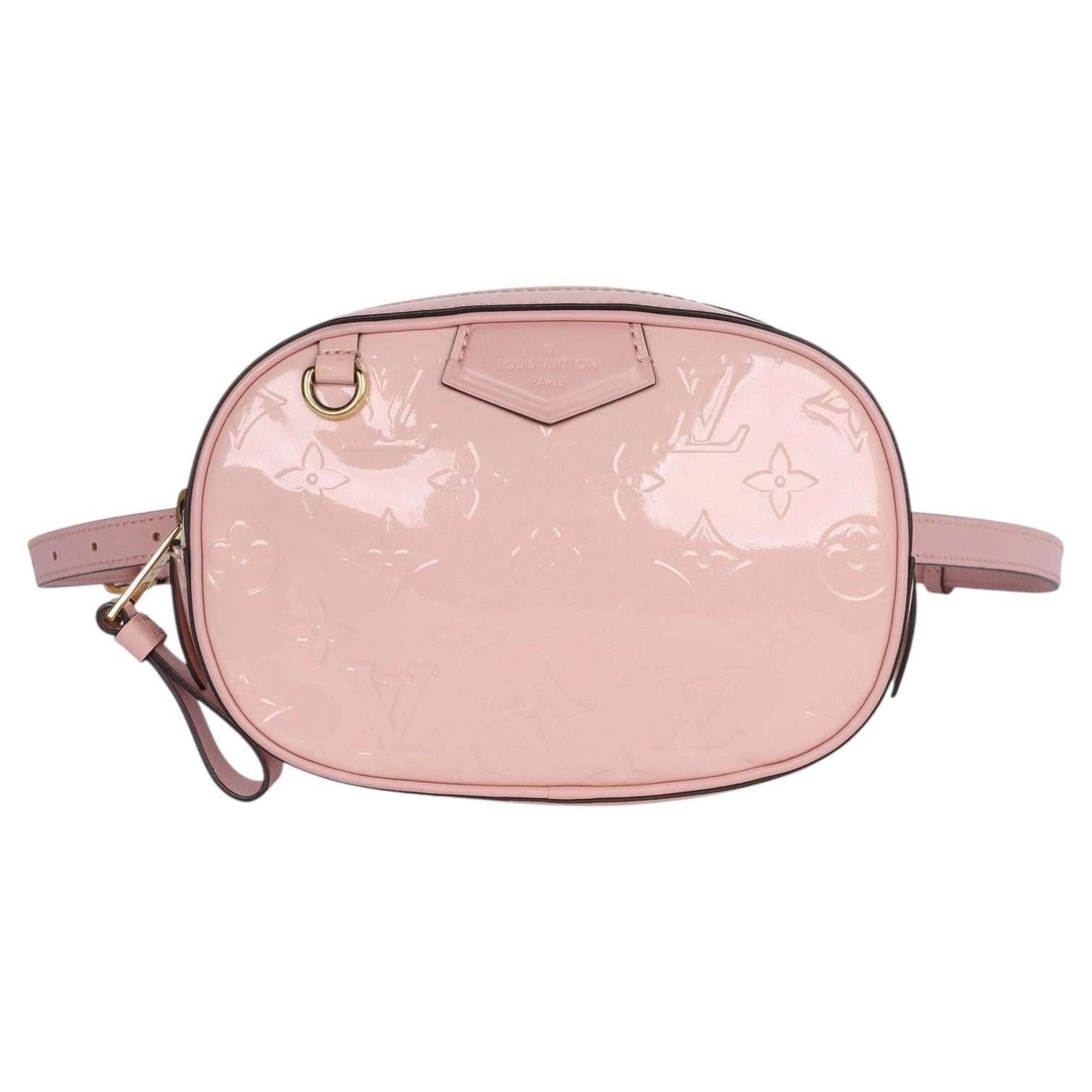 Louis Vuitton Pink Monogram Patent Leather Belt Bag Crossbody Bag