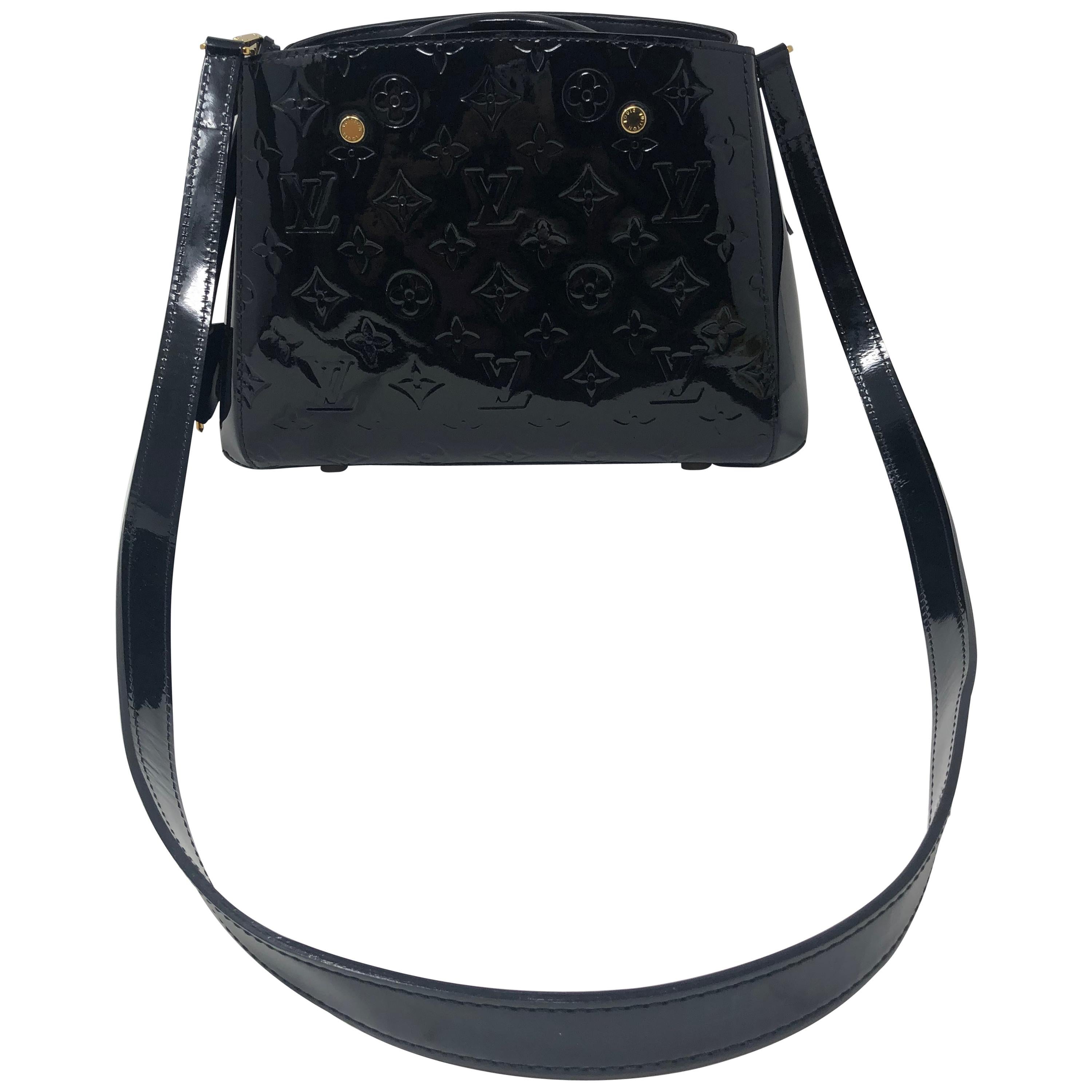 Louis Vuitton Vernis Black Montaigne BB Bag