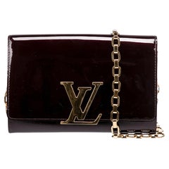 Louis Vuitton Vernis Leather Chain Louise GM Bag