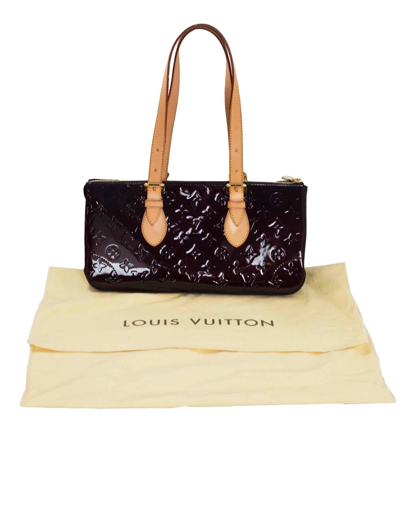 Louis Vuitton Vernis Monogram Amarante Rosewood Bag 4