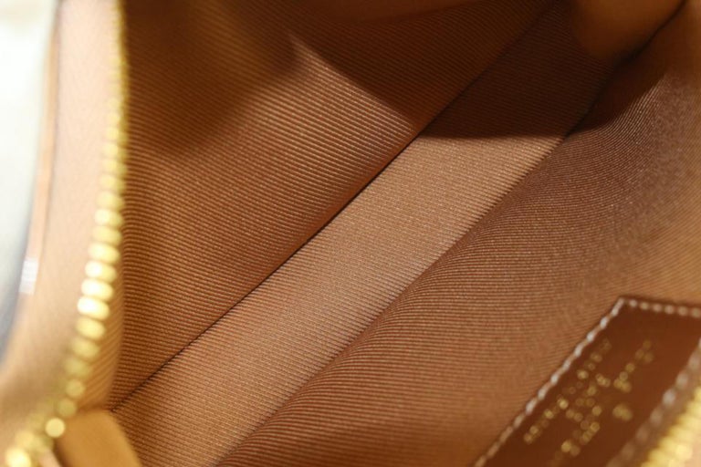Louis Vuitton Rose Gold Monogram Vernis Mini Pochette Accessoires – The  Closet