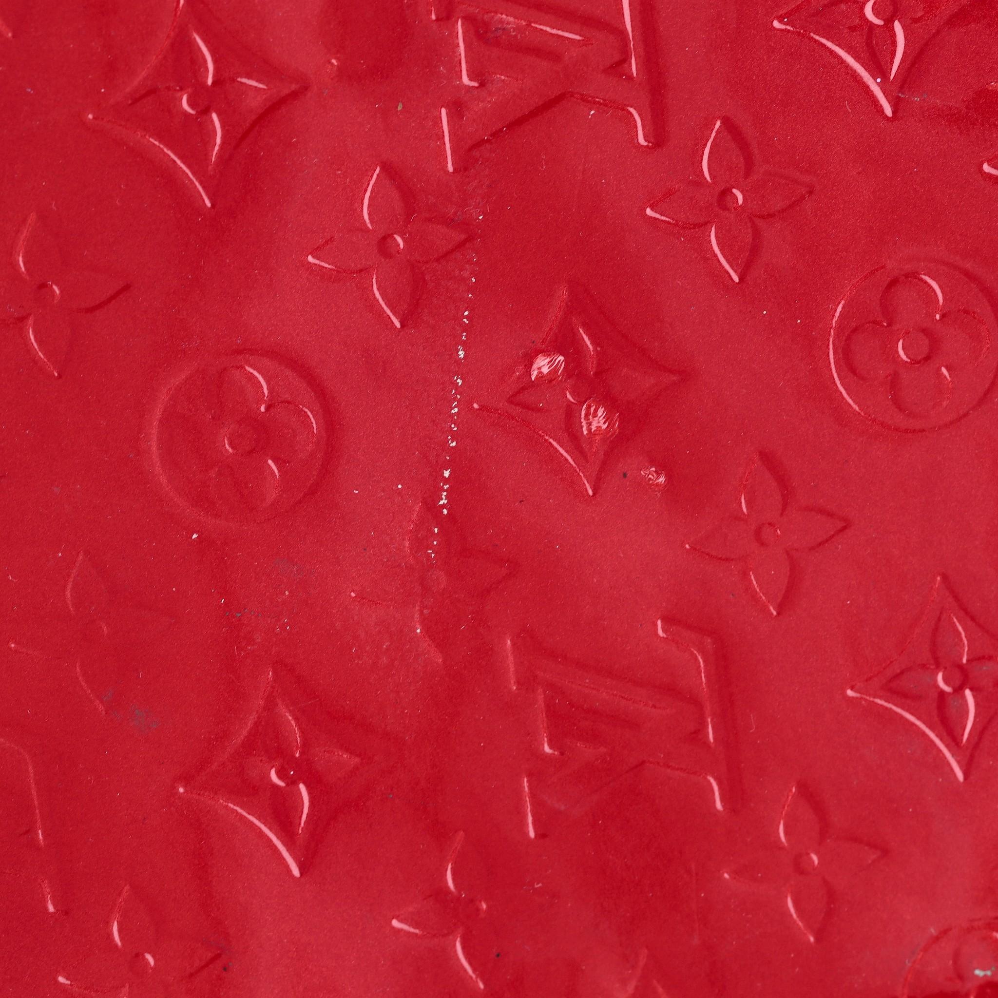 Louis Vuitton Vernis Patent Leather Bellevue Monogram Embossed Tote Bag For Sale 6