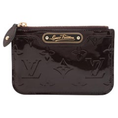 Louis Vuitton Vernis Pochette Portamonete Amarante