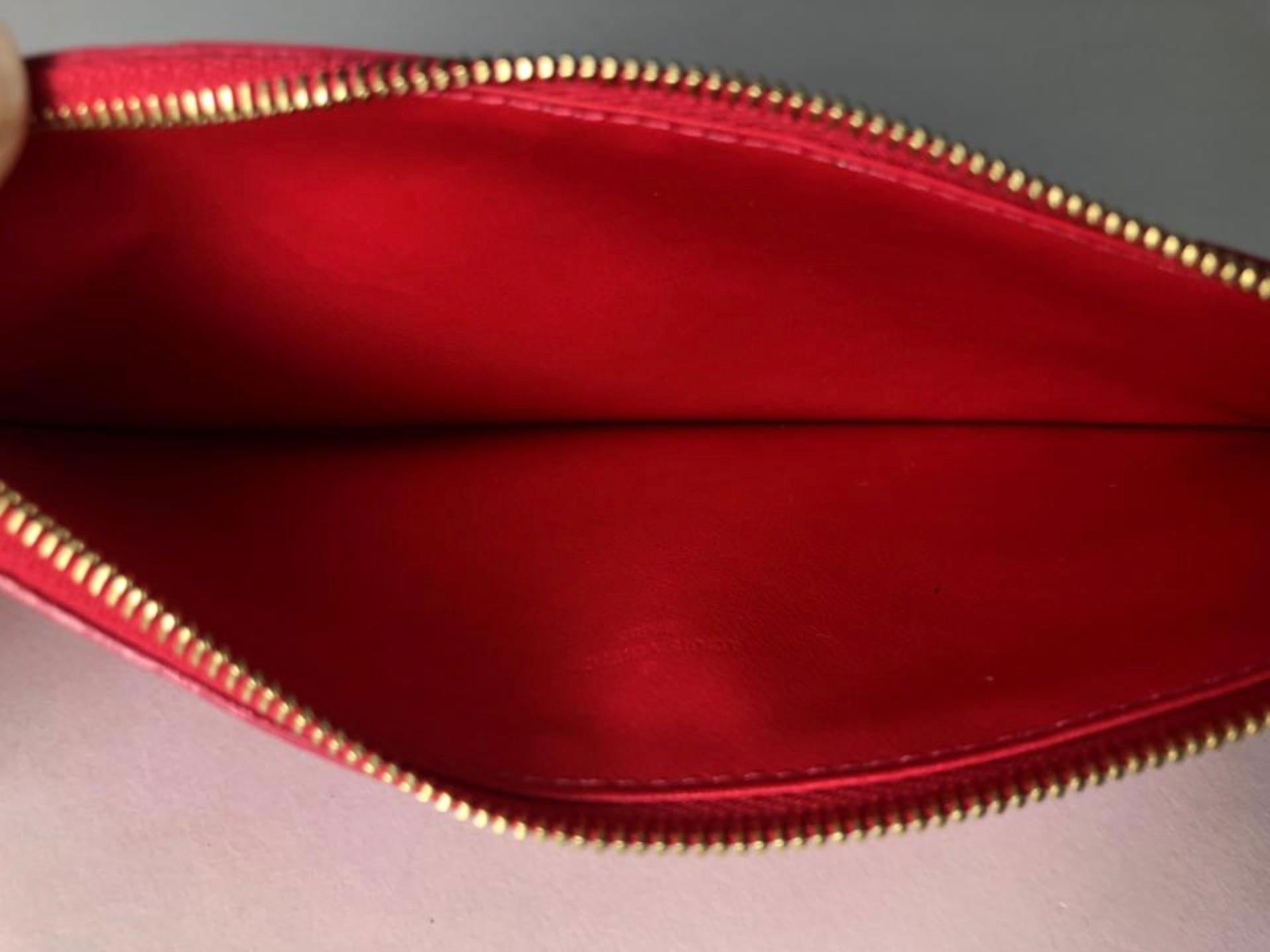 Louis Vuitton Vernis Pochette Felicie Clutch Insert For Sale 4