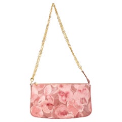 Louis Vuitton - Pochette en velours rose avec monogramme Ikat NM (2013) B