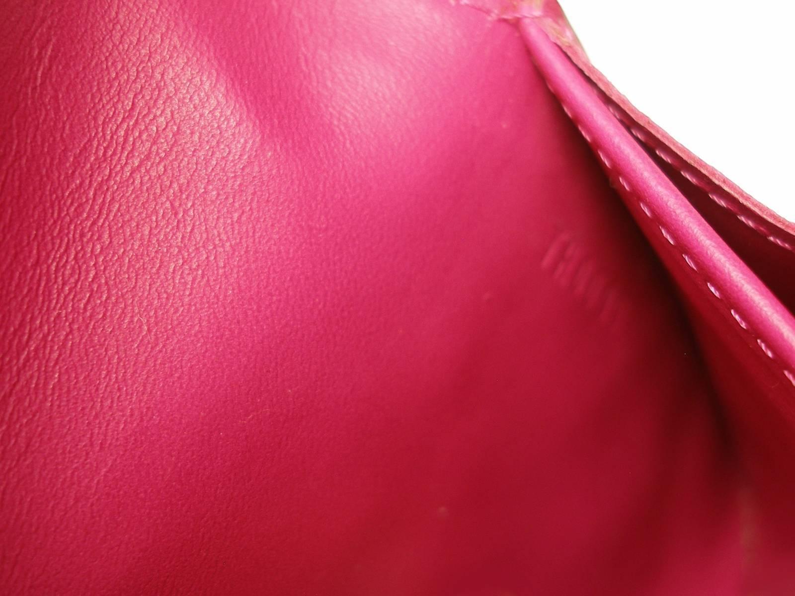  Louis Vuitton Vernis Sarah Wallet Monogram Vernis Rose Pink / Good Condition  In Good Condition In VERGT, FR