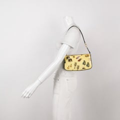 Louis Vuitton Vernis Sticker Pochette Accessoire Beige Patent Leather
