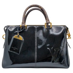 Louis Vuitton Vernis Tote Miroir Monogram Noir M54626 Leather Ladies Handbag