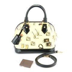 Louis Vuitton Vernis Trunk Stickers Alma BB