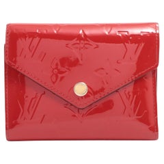 Portafoglio Louis Vuitton Vernis Victorine Rosso
