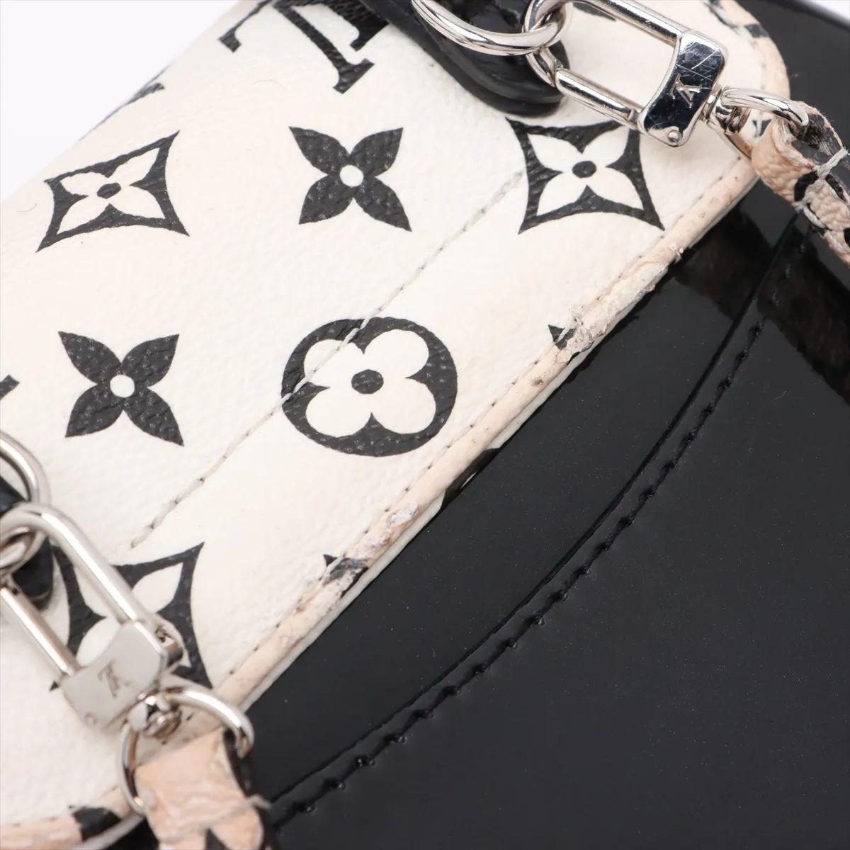 Louis Vuitton Vernis x Monogram Hot Springs Mini Backpack Black For Sale 10