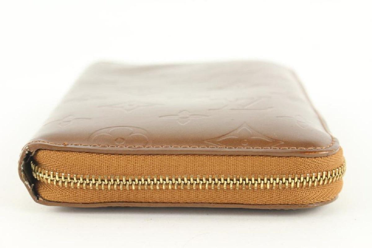 Louis Vuitton Vernis Zippy Compact Wallet Bronze 141lvs429 For Sale 4