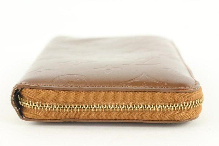 Louis Vuitton Vernis Zippy Compact Wallet Bronze 141lvs429 For