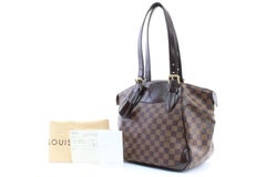 Louis Vuitton Verona Damier Mm 4lr0213 Ebene Coated Canvas Shoulder Bag