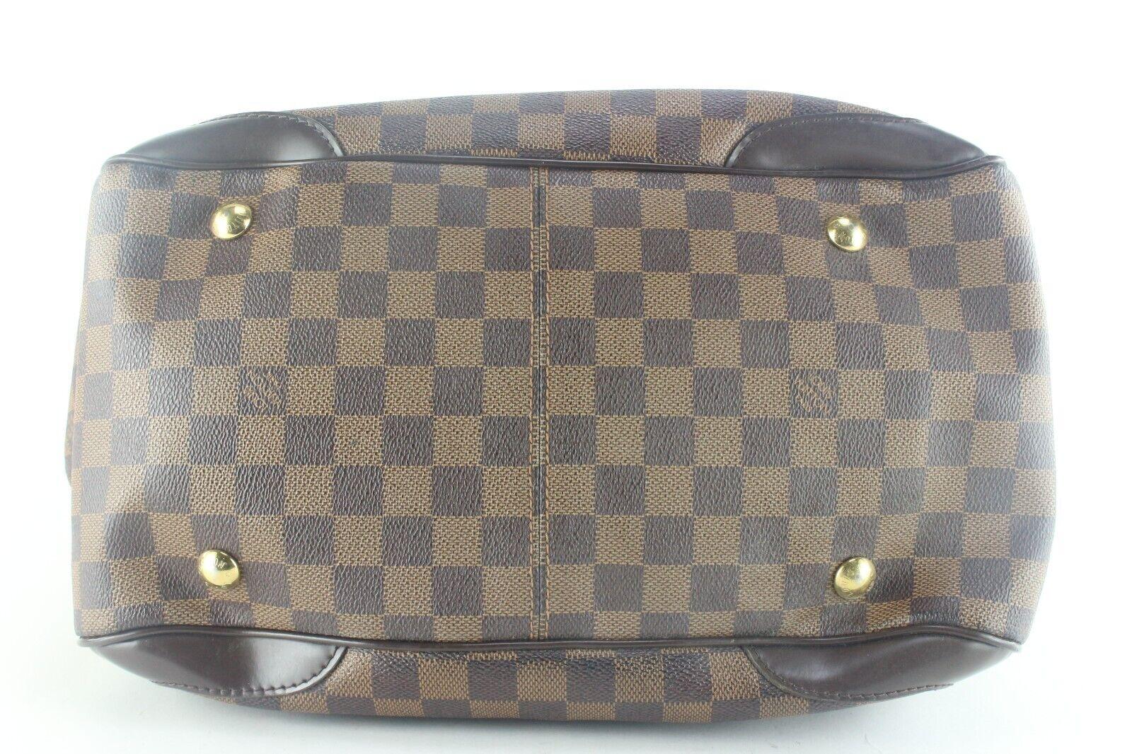 Louis Vuitton Verona Shoulder Bag MM Brown Canvas 4LV105K In Good Condition For Sale In Dix hills, NY