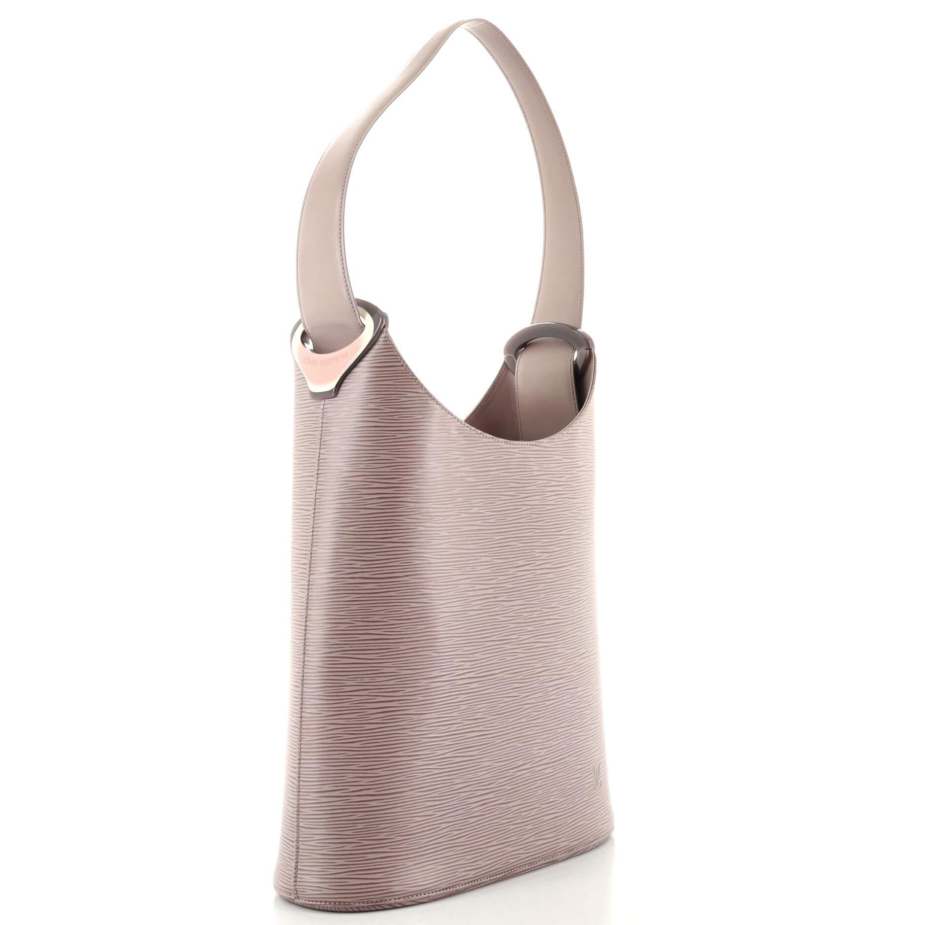 Brown Louis Vuitton Verseau Handbag Epi Leather