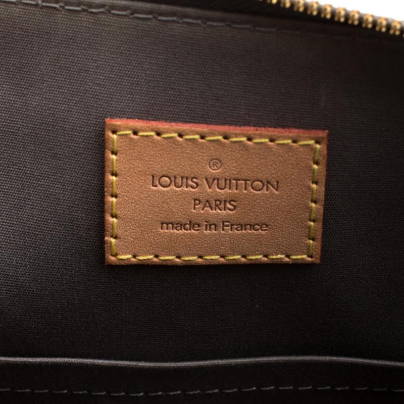 Louis Vuitton Vert Bronze Monogram Vernis Alma PM Bag 1