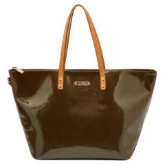 Bolso GM Louis Vuitton Vert Bronze Monogram Vernis Bellevue