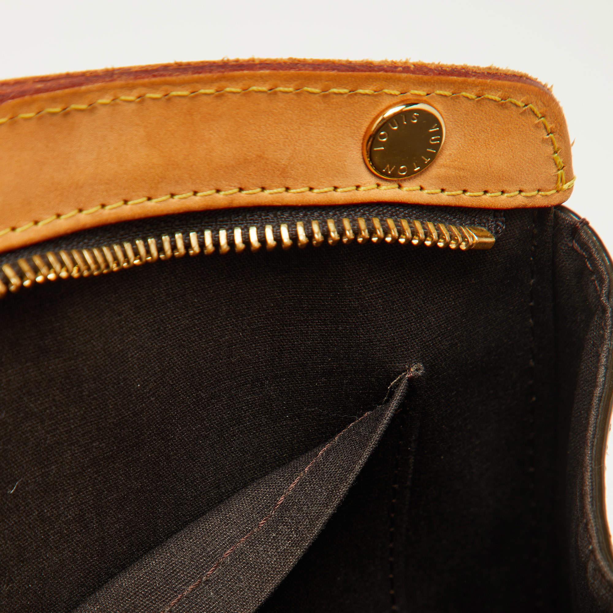 Louis Vuitton Vert Bronze Monogram Vernis Brea GM Bag 1
