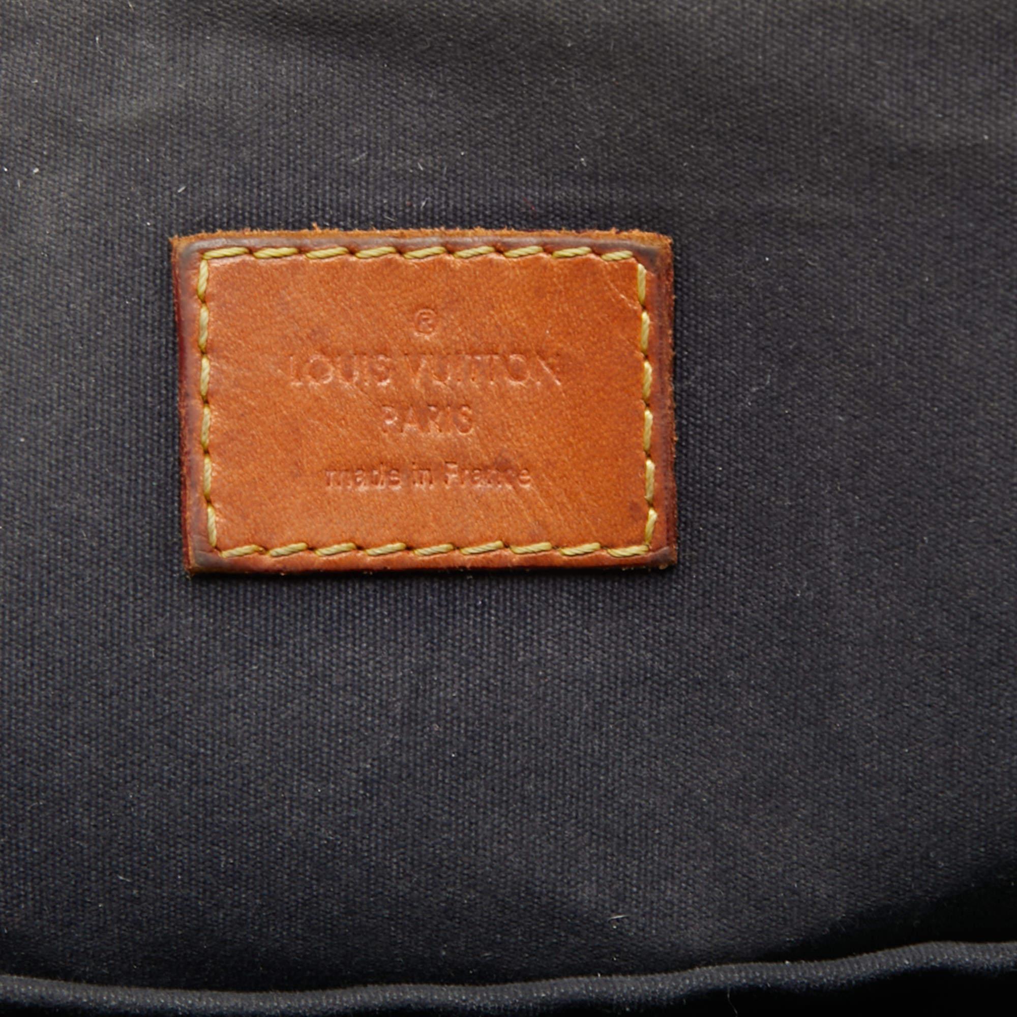 Louis Vuitton Vert Bronze Monogram Vernis Leather Alma GM Bag 2