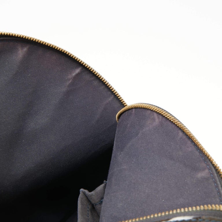 Louis Vuitton Vert Bronze Monogram Vernis Leather Alma GM Bag For Sale 3