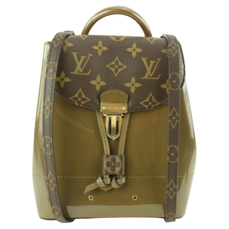 Louis Vuitton Montsouris Backpack MM Brown Canvas/Leather 9LV810K