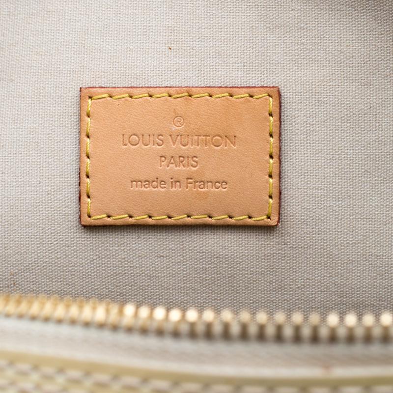 Louis Vuitton Vert Impression Monogram Vernis Alma GM Bag In Good Condition In Dubai, Al Qouz 2
