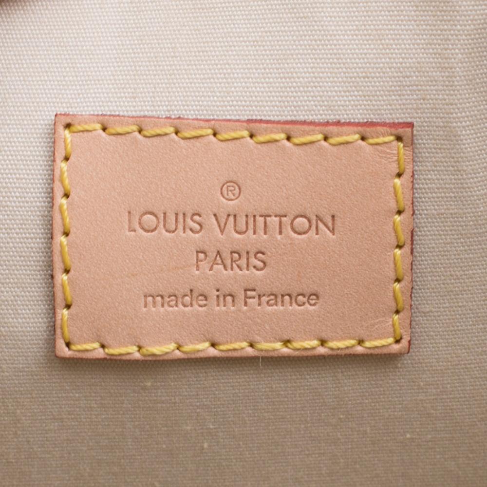 Louis Vuitton Vert Impression Monogram Vernis Alma GM Bag 4