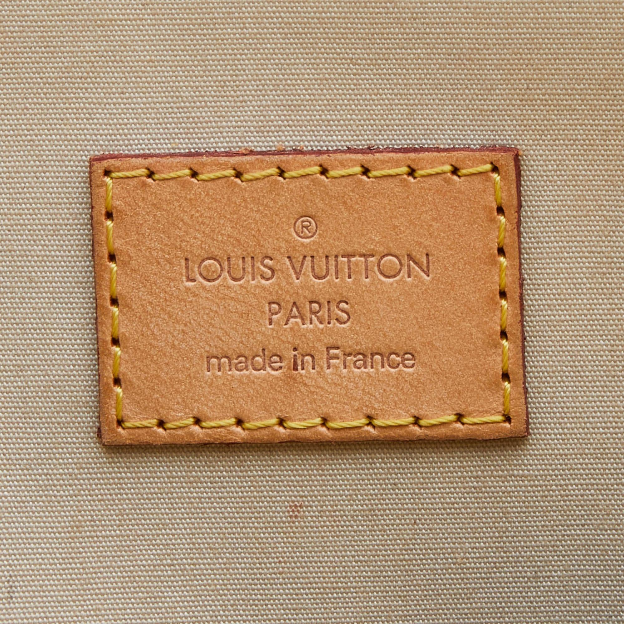 Louis Vuitton Vert Impression Monogram Vernis Alma PM Bag 4