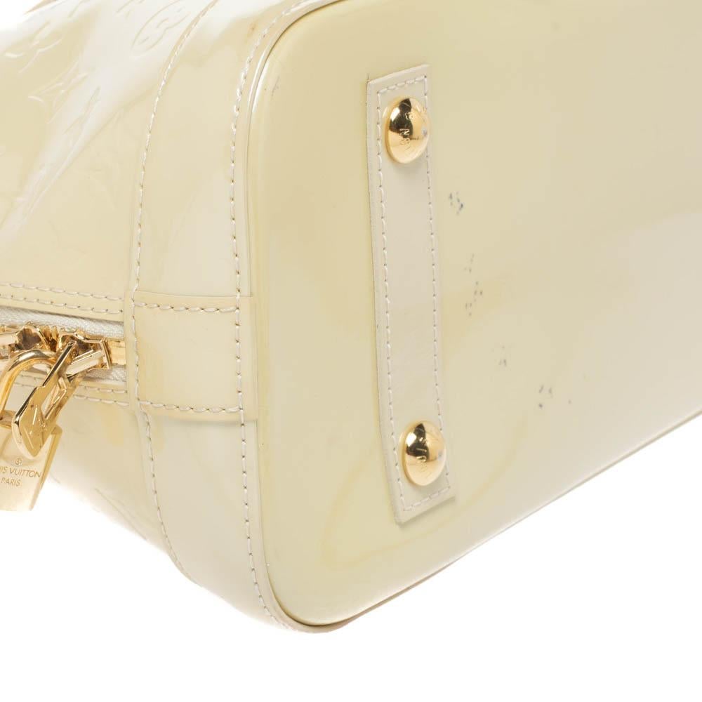 Louis Vuitton Vert Impression Monogram Vernis Leather Alma PM Bag 6