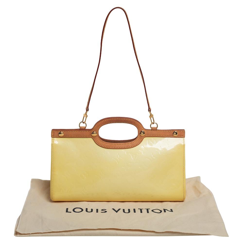 Louis Vuitton Vert Impression Monogram Vernis Roxbury Drive Bag 4