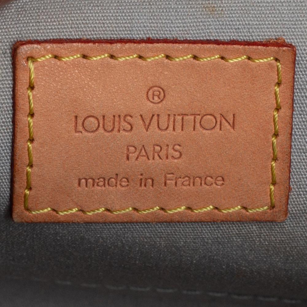 Beige Louis Vuitton Vert Impression Monogram Vernis Roxbury Drive Bag