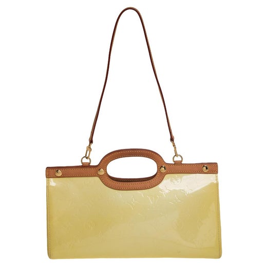 Louis Vuitton Roxbury Patent Leather Shoulder Bag (Pre-Owned) - Beige